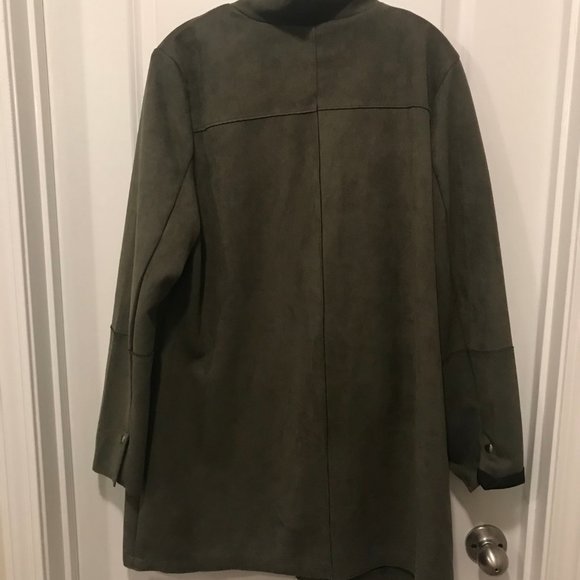 Tribal olive green lightweight jacket size large - Picture 2 of 3